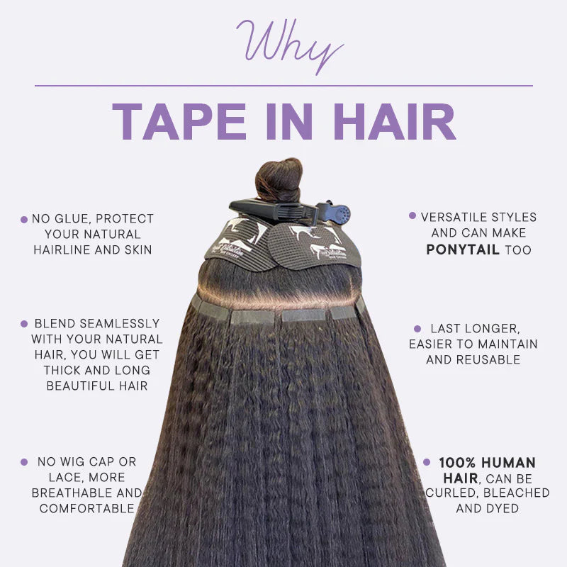 Raw Cambodian Body Wave Tape-ins